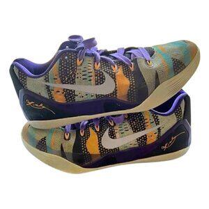 Men's RARE Nike Kobe 9 EM Low Unleashed Pop Art 2014 Sneakers Size 8 1/2